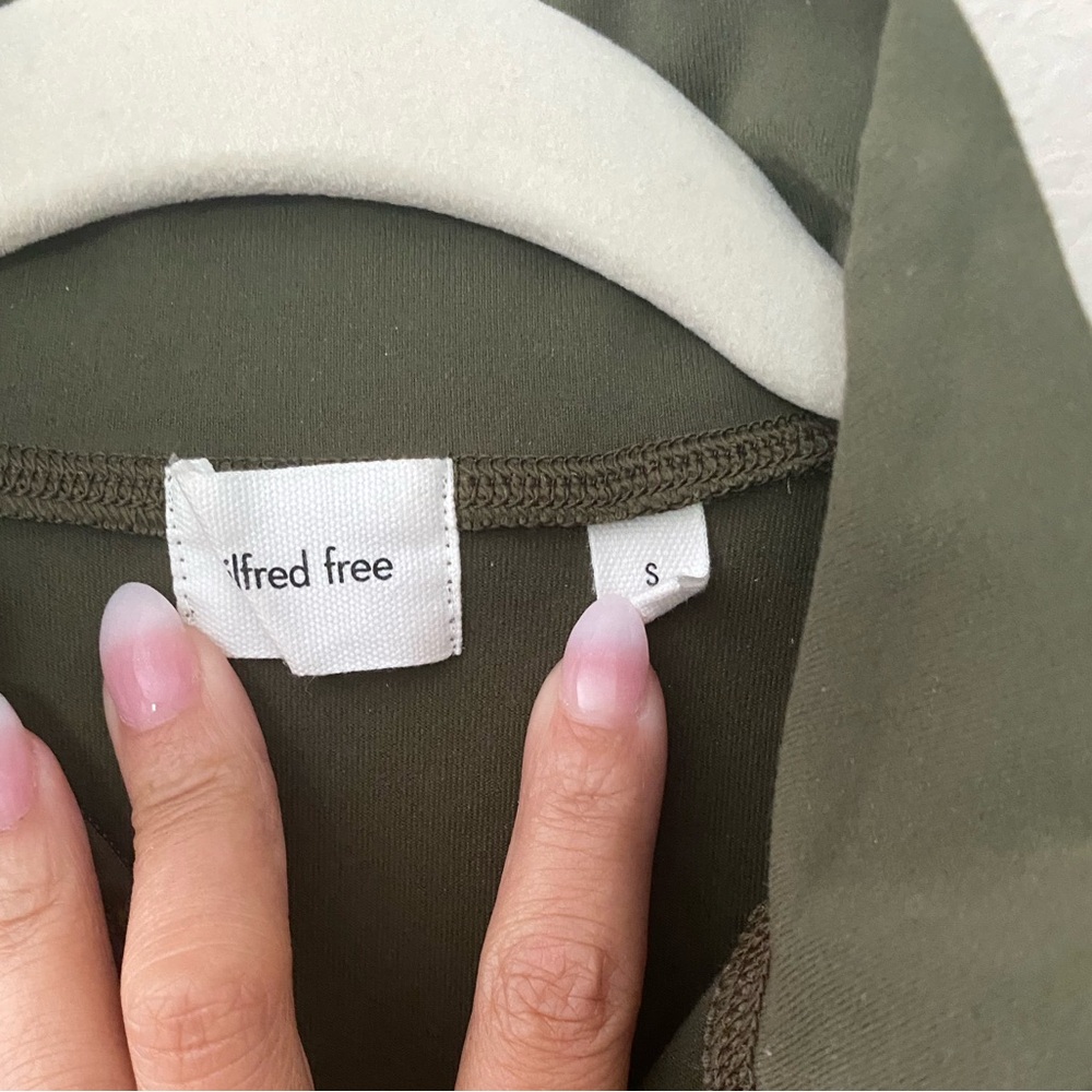Aritzia Wilfred Free Leila Olive Green Sleeveless Jumpsuit - Picture 4 of 11
